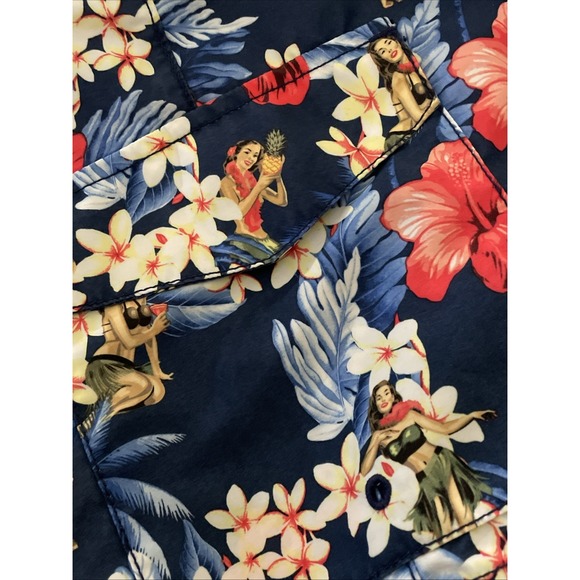 Tommy Bahama Swim Trunks Mens XXL Rare Luau‎ Hoola Girl Shorts 36"-44"x6" - Picture 9 of 11